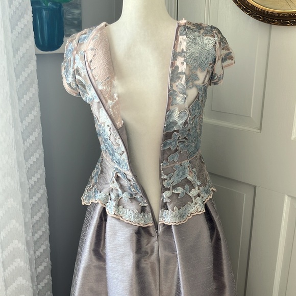 Adrianna Papell mother of the bride or groom gown dress EUC 4P pockets - Picture 11 of 17